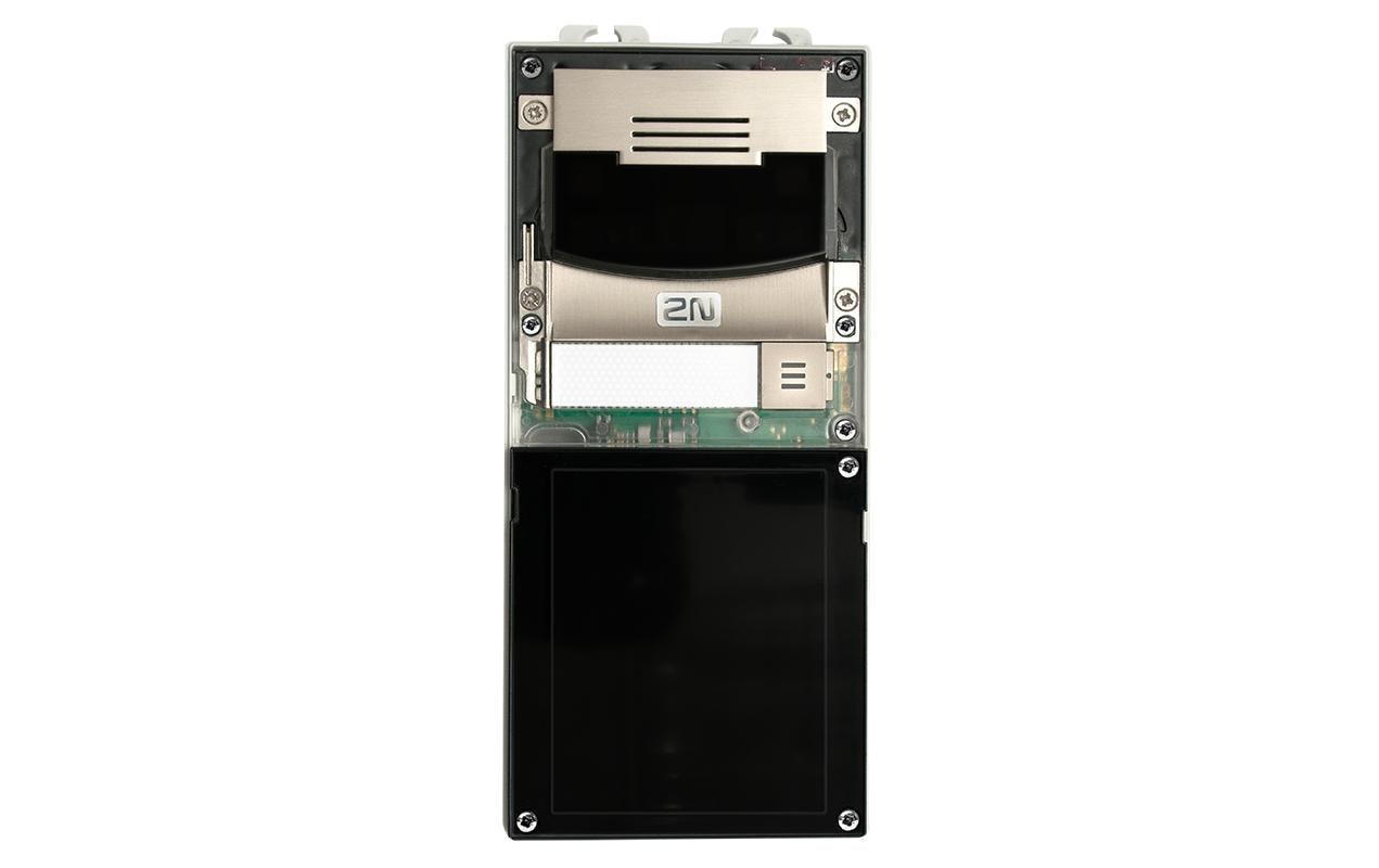 2N IP Verso 1 Ruf + HD Kamera, Nickel Basiseinheit, Modular, HD Kamera