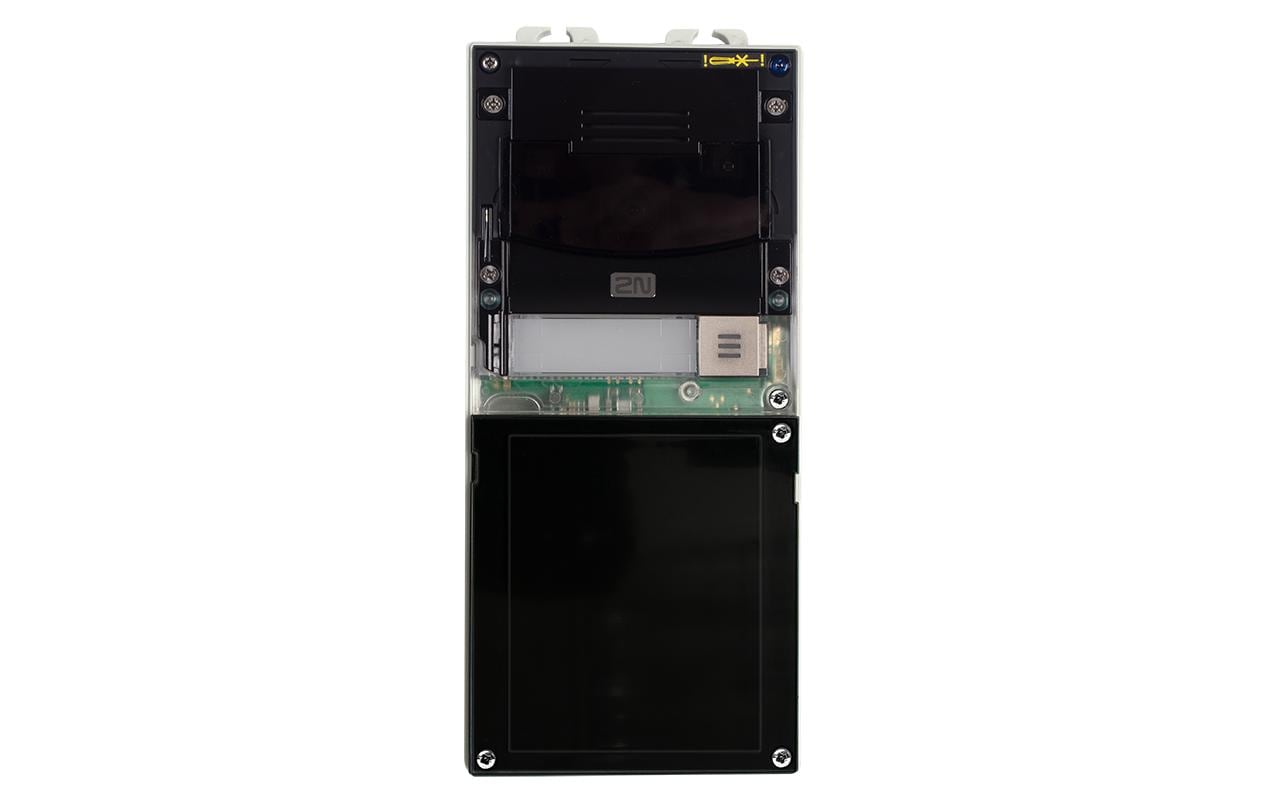 2N IP Verso 1 Ruf schwarz Basiseinheit, Modular, Ohne Kamera