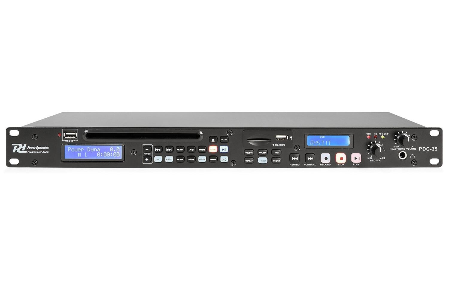 Power Dynamics PDC-35 Digital Recorder, CD, USB, SD