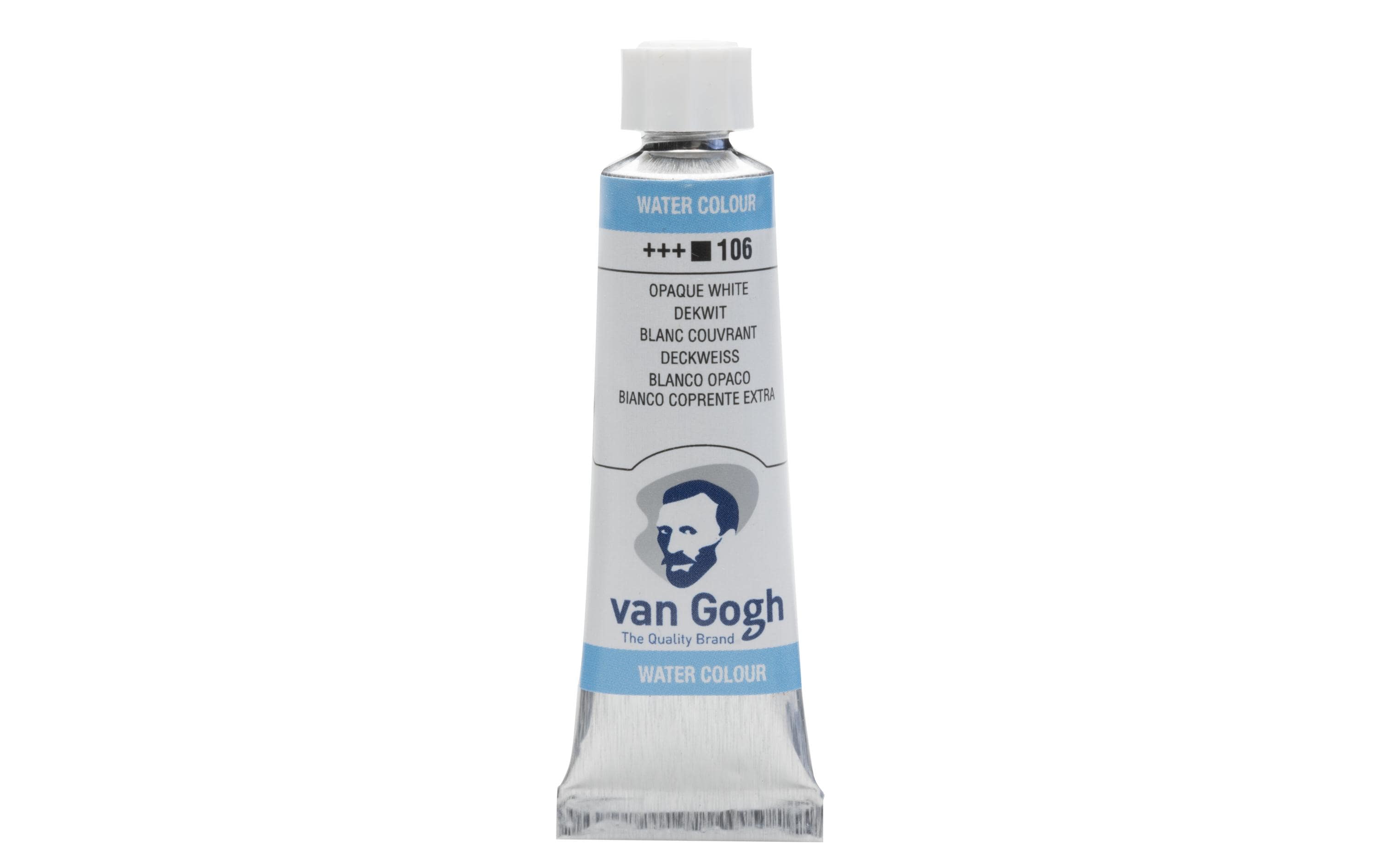 Van Gogh Aquarellfarbe Einzelfarbe Tube 106 10 ml, Farbe Deckweiss, Deckend