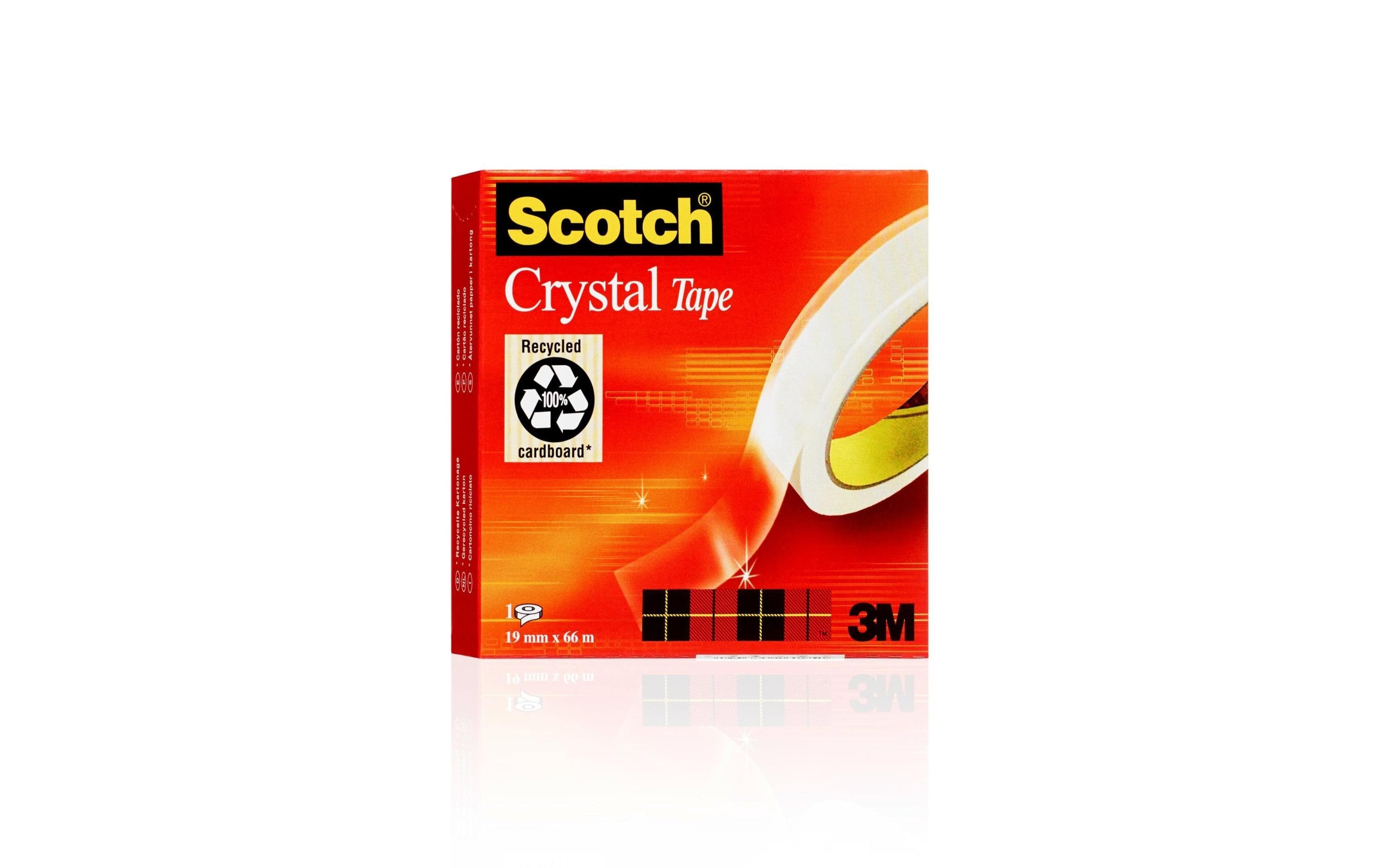 3M Scotch Magic kristallklar 19 mm x 66 m 1 Rolle