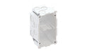UP-Einlasskasten Gr.1x2/2x1 850° o. Deckel weiss