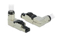 Delock Feldkonfektionierbarer RJ45 Stecker KAT6A, 10Gbps, toolless, Gewinkelt