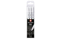 Sakura Gelschreiber 3er Set Weiss, Fein