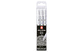 Sakura Gelschreiber 3er Set Weiss, Mittel