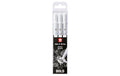 Sakura Gelschreiber 3er Set Weiss, Dick