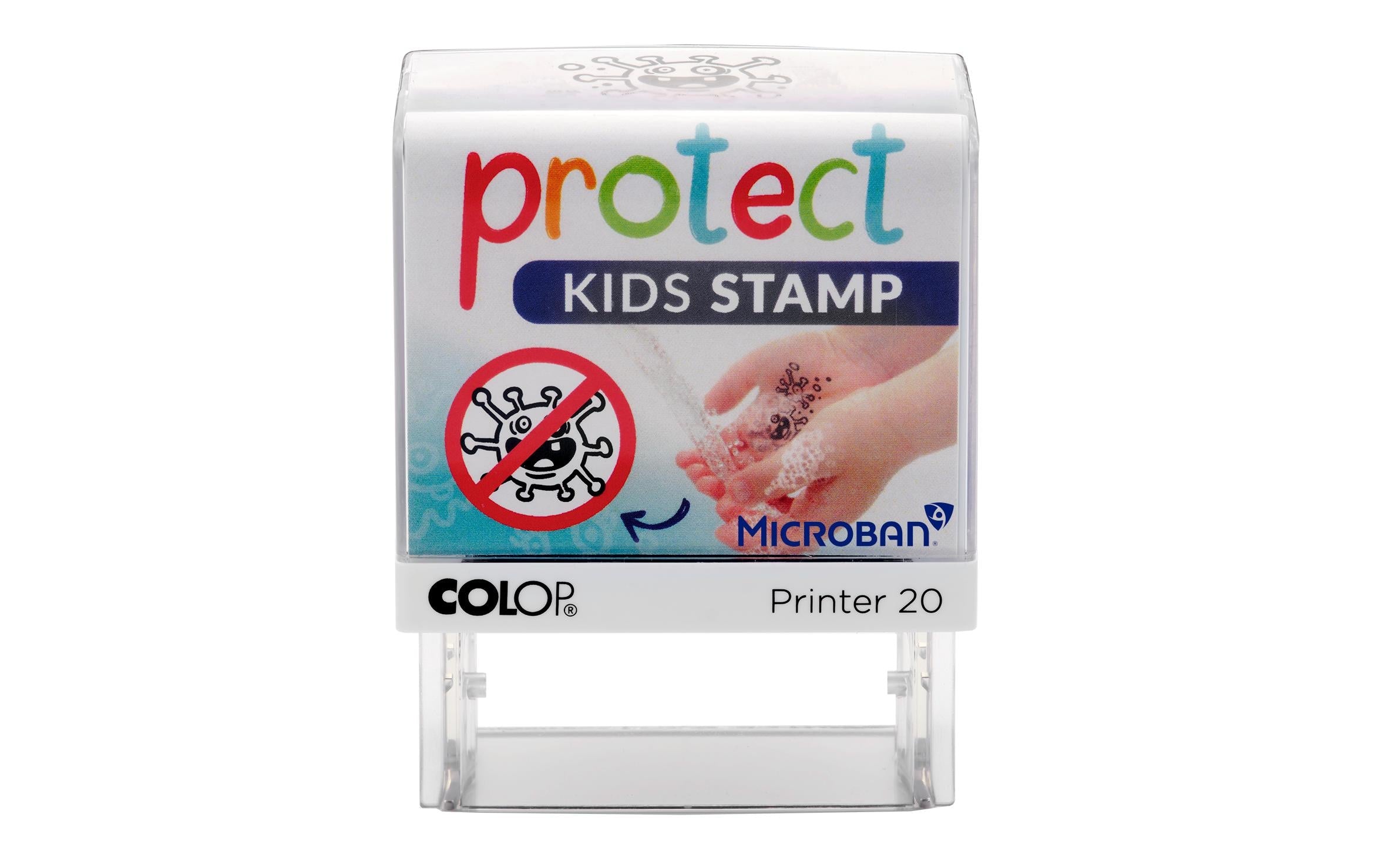 Colop Protect Kids Stamp Stempel mit Monstervirus-Motiv