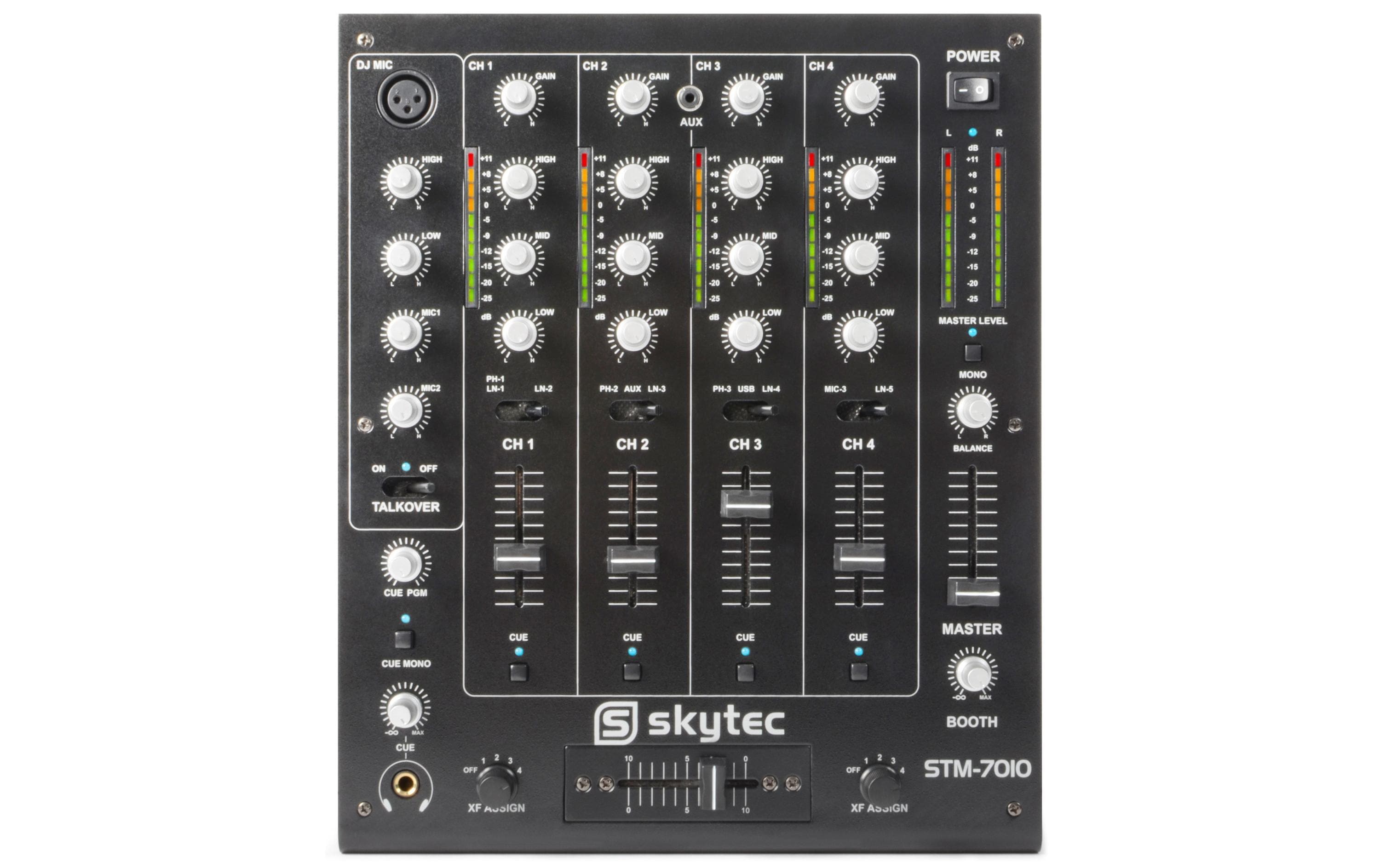 Skytec STM-7010 4-Kanal Mixer, USB