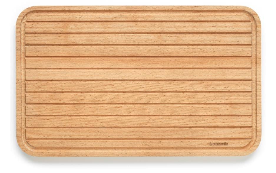 Brabantia New Profile Line Schneidebrett Brot, Buchenholz