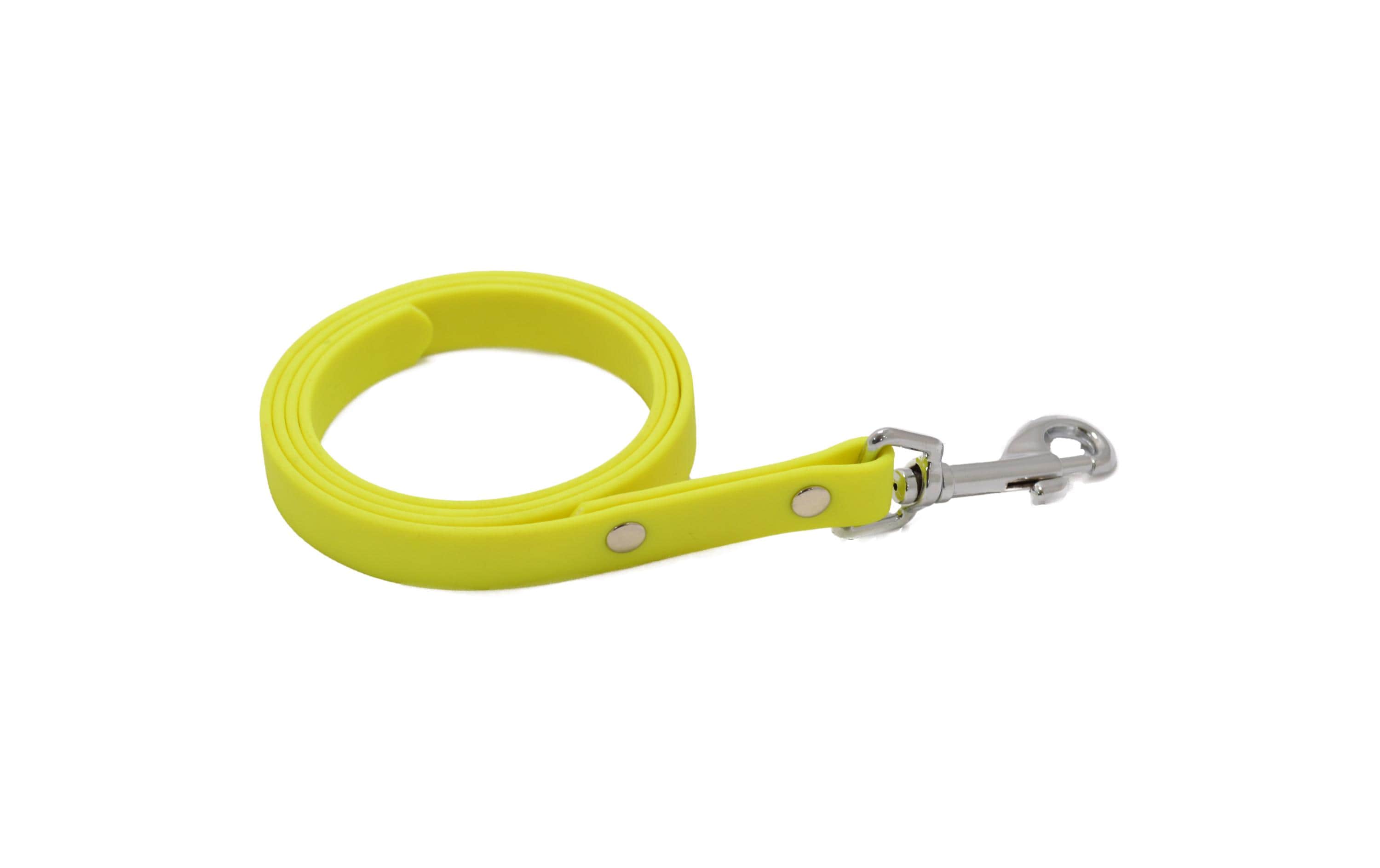 dogsmart Leine BioThane 10m, 16mm neon gelb, ohne Handschlaufe