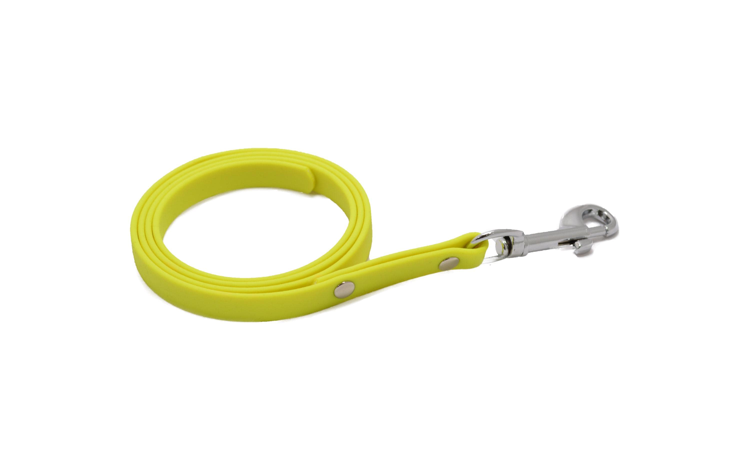 dogsmart Leine BioThane 5m, 12mm neon gelb, mit Handschlaufe