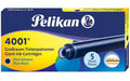 Pelikan Tintenpatrone GTP/5 blau-schwarz