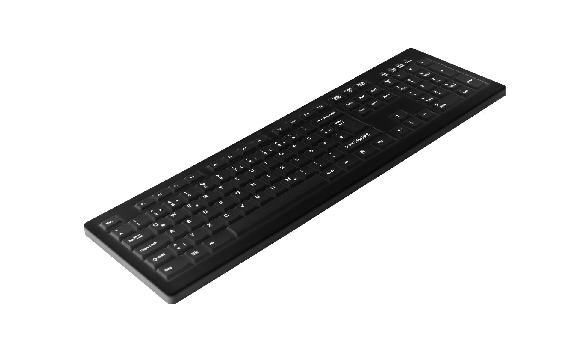 Active Key desinfizierbare Tastatur schwarz USB, mit Wechselmembrane