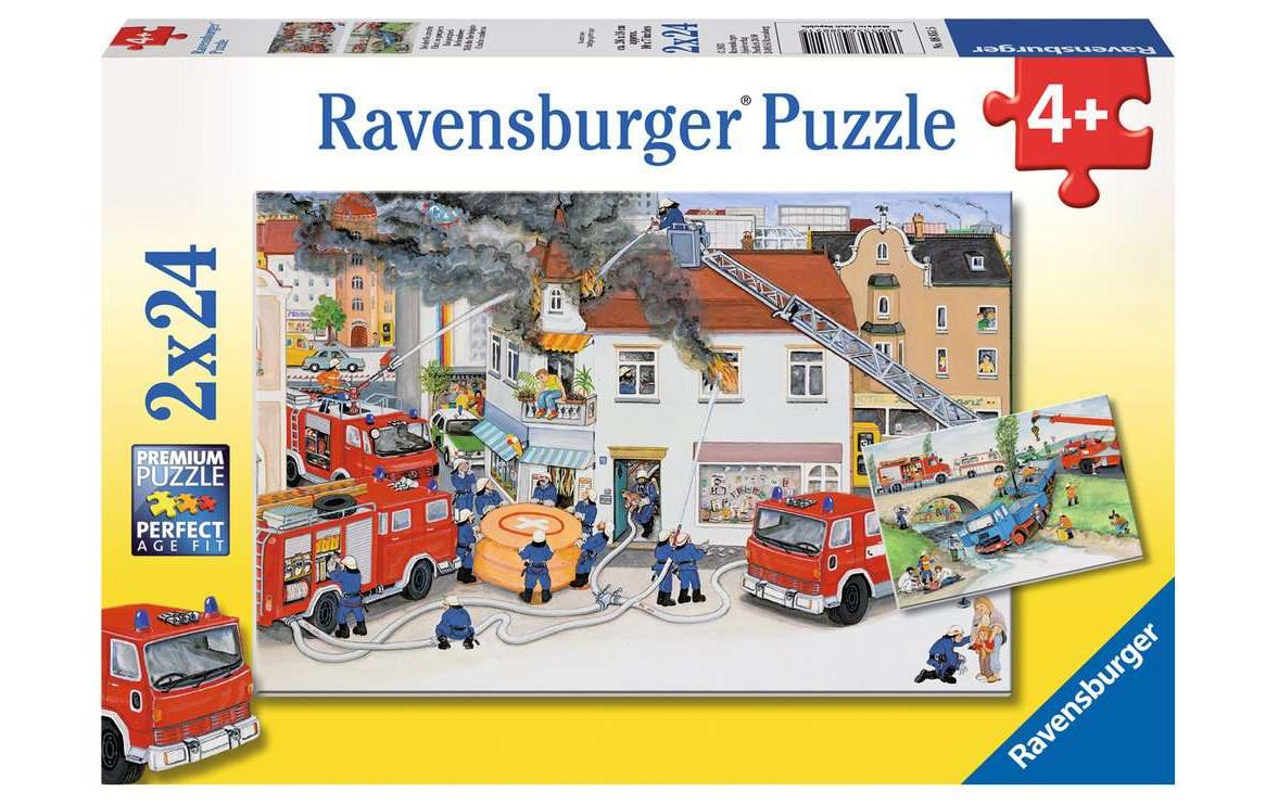 Puzzle Bei der Feuerwehr 2x24 Teile