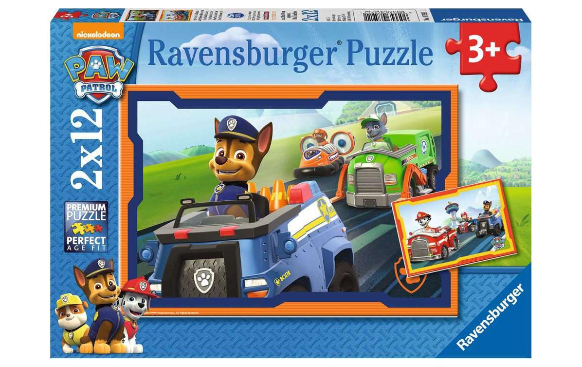 Puzzle PAW:Paw Patrol im Einsatz 2x12 Teile