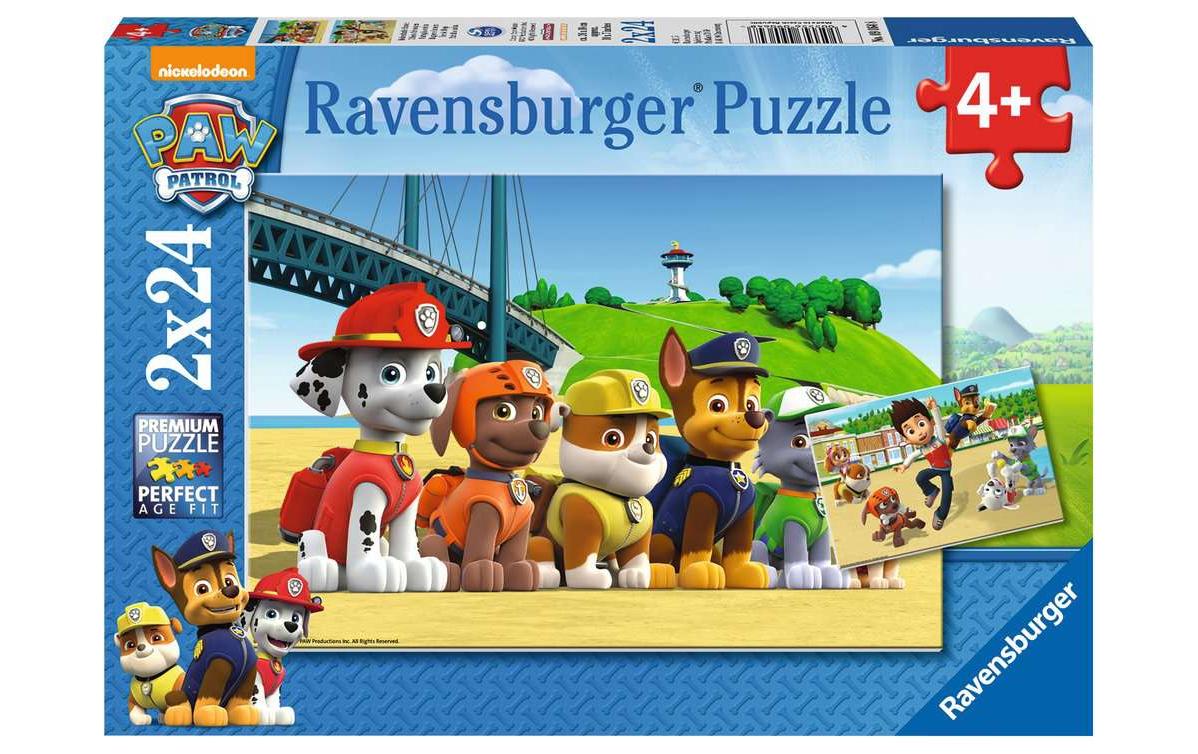 Puzzle PAW:Heldenhafte Hunde 2x24 Teile