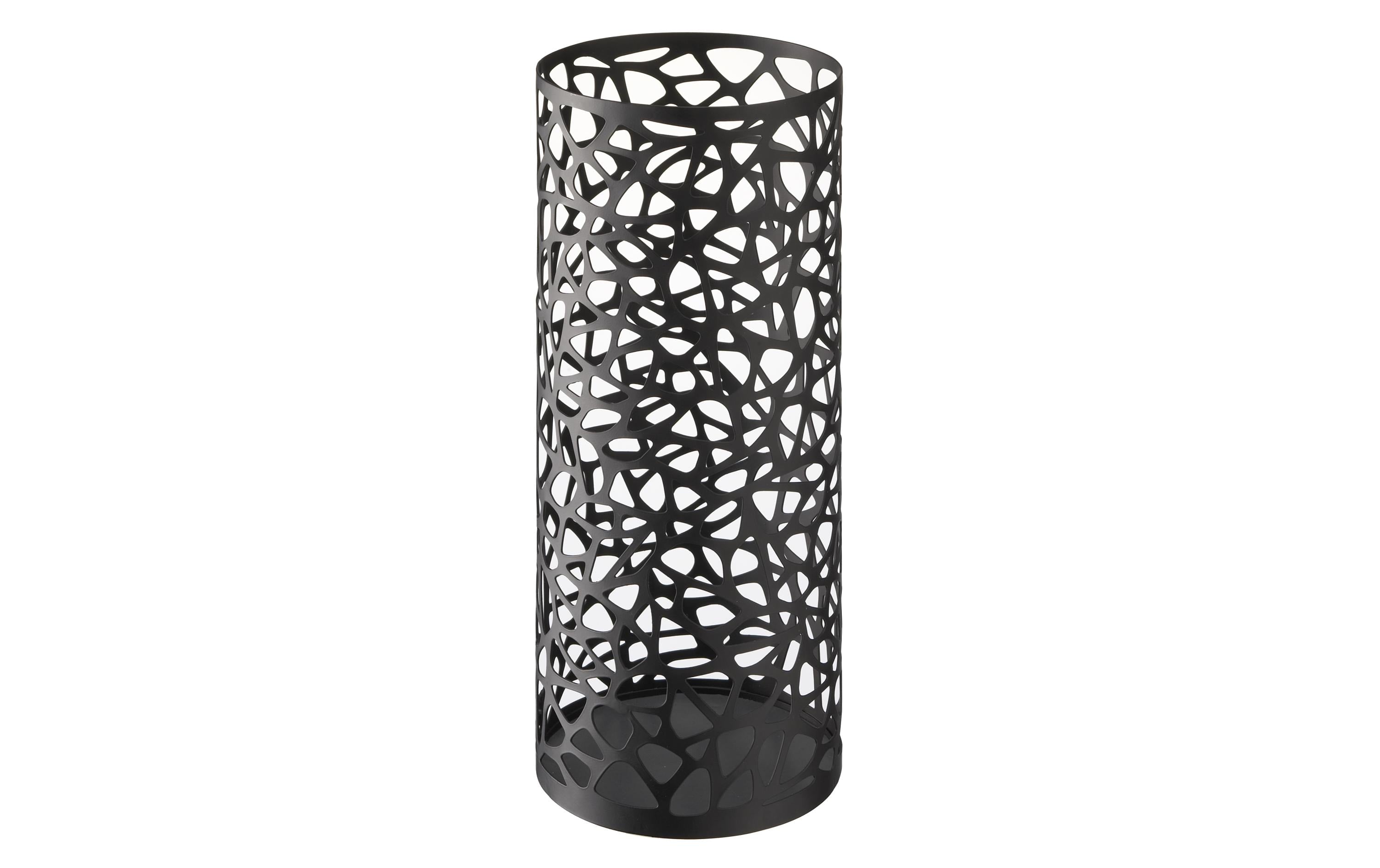 Yamazaki Schirmständer Nest schwarz 19x19x46.5cm, Edelstahl