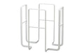 Yamazaki Zeitungsständer News Rack Tower weiss, Edelstahl