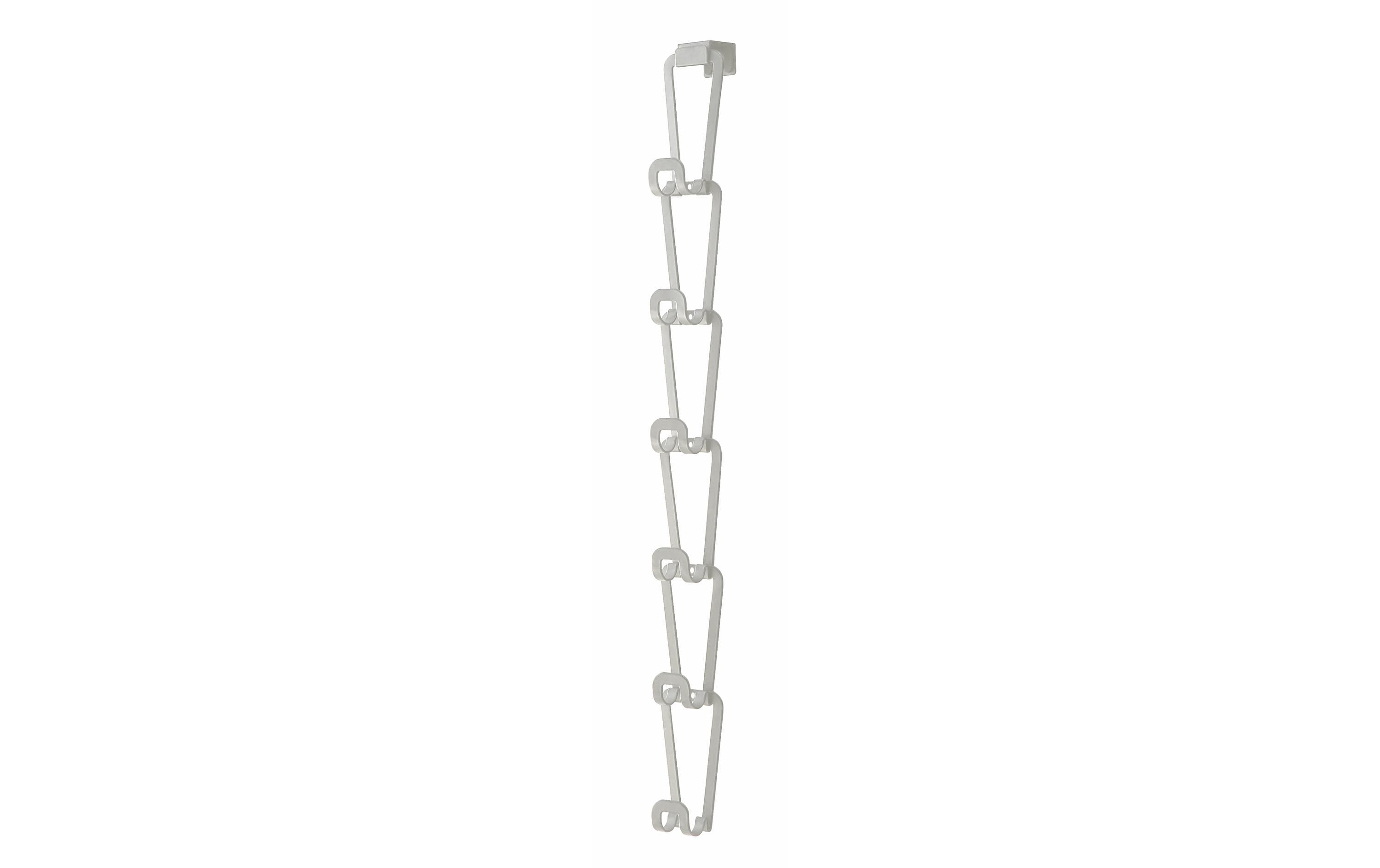 Yamazaki Taschenhalter Chain weiss 7.8x7.6x77cm, Edelstahl