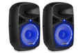 Vonyx VPS082A Active Speaker Set 8", LED, MP3, BT