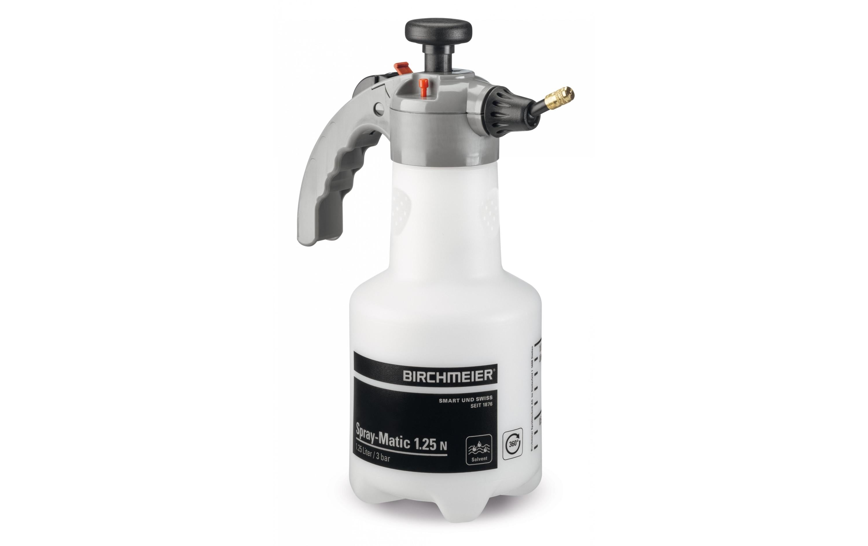 BIRCHMEIER Handsprühgerät Spray-Maric 1.25N 360°, Regulierdüse, Lösungsmittel