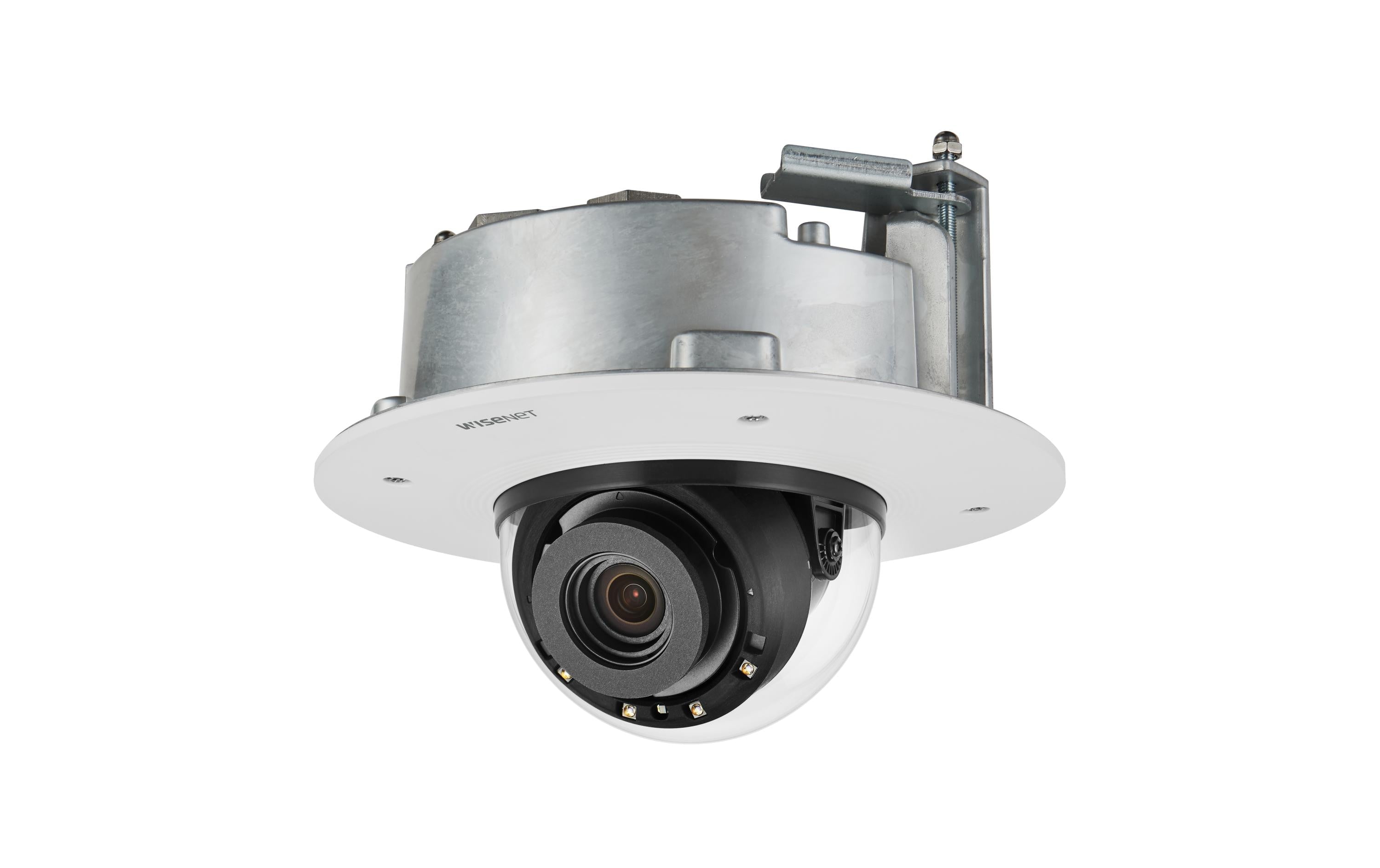 Hanwha Netzwerkkamera XND-9082RF Indoor, Dome, 8MP, IR, Weiss