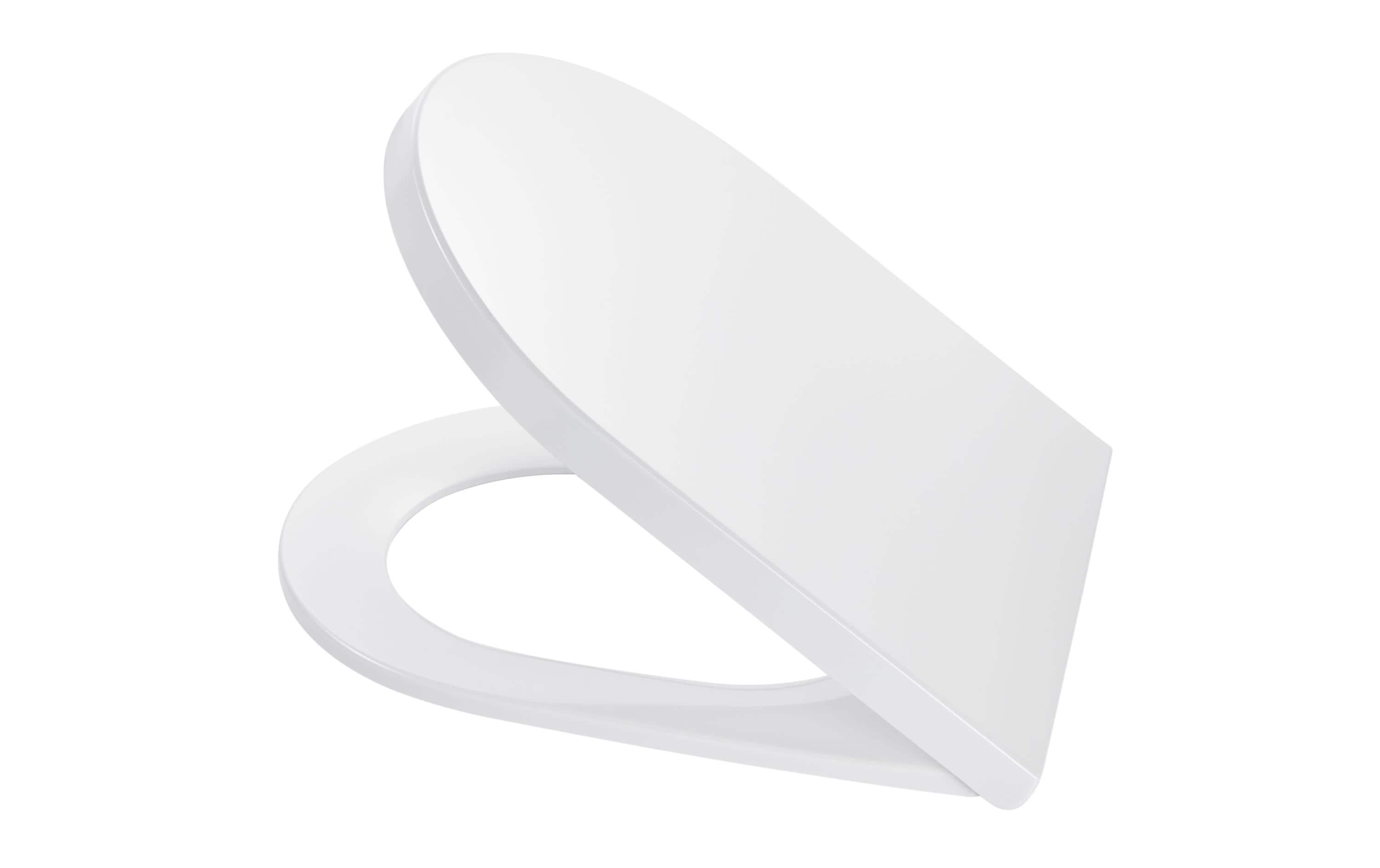 diaqua WC-Sitz Rouen, Weiss Absenkautomatik, 41-47 x 36 cm