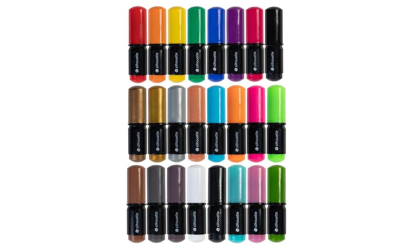 Silhouette Zeichenstifte Starterpaket 24 Farben im Pack enthalten