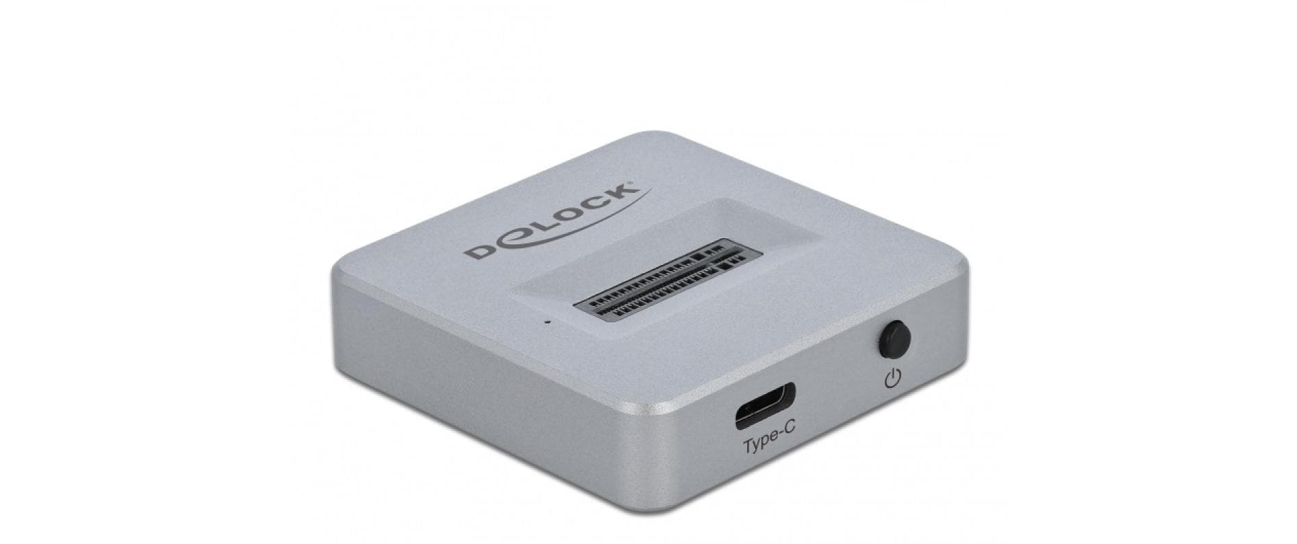 Delock Dockingstation M.2 NVMe PCIe SSD USB TypeC Buchse,NVMe,PCIe,SSD Anschluss