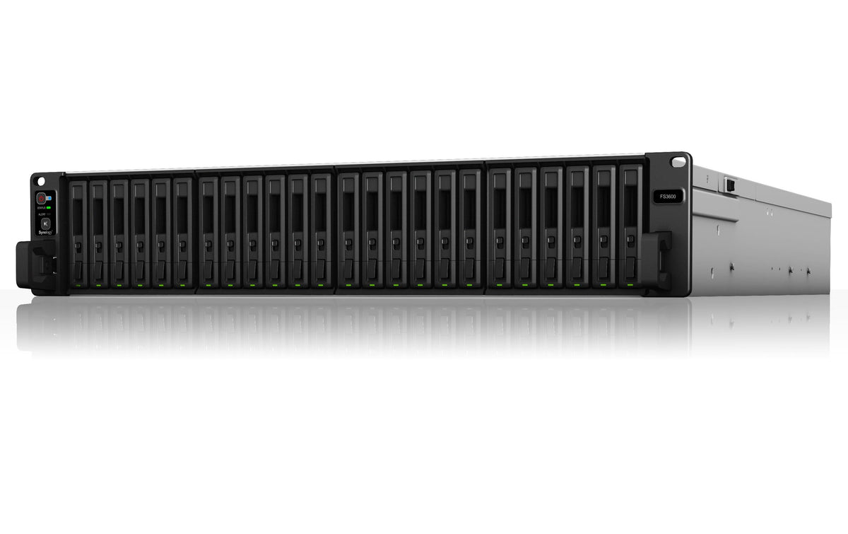 Synology FS3600, 24-bay FlashStation Intel Xeon D-1567 12-core 2.1GHz, 16GB RAM