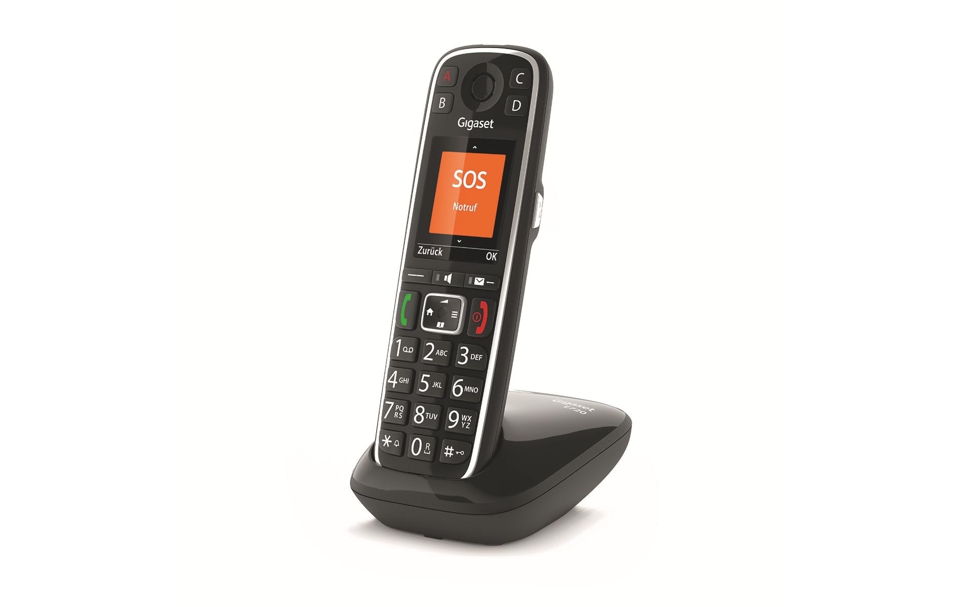 Gigaset E720 Grosstastentelefon, Kurzwahl und Bluetooth