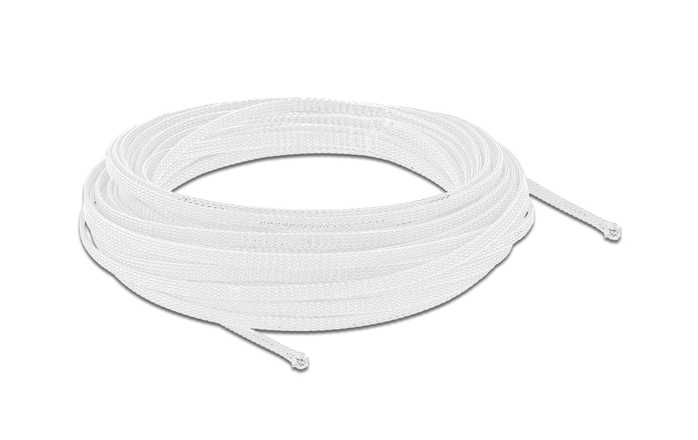 Delock Geflechtskabelschlauch, 10mx3mm selbstschliessend,schneidbar,hitzebeständig