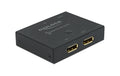 Delock 2 Port Displayport Switchbox 8K 30Hz manuell, bidirektional, schwarz