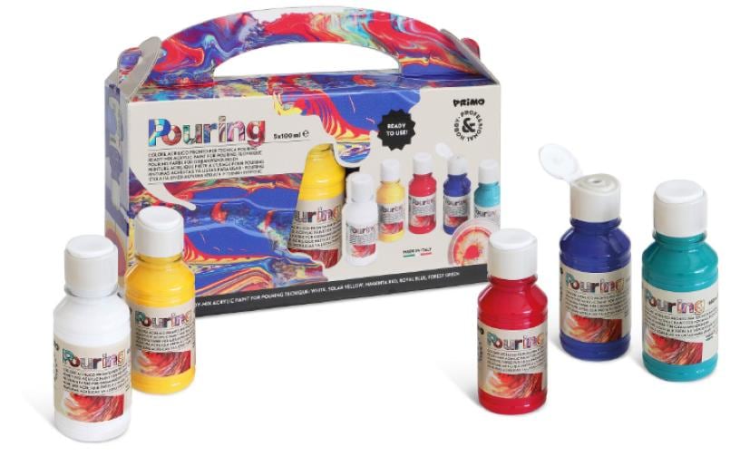 Primo Acrylfarbe Pouring 5x100ml