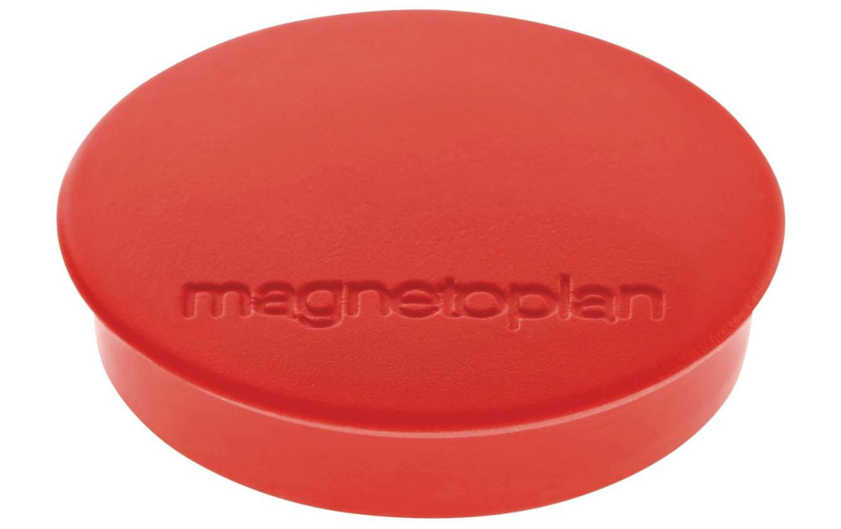 Magnetoplan Magnet Discofix 10 Stück rot, 30 mm für 0.7 kg