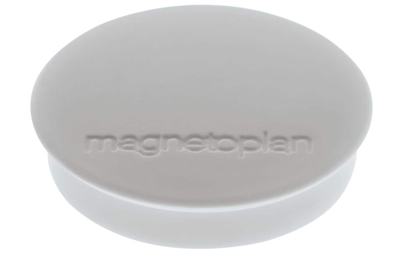 Magnetoplan Magnet Discofix 10 Stück weiss, 30 mm für 0.7 kg
