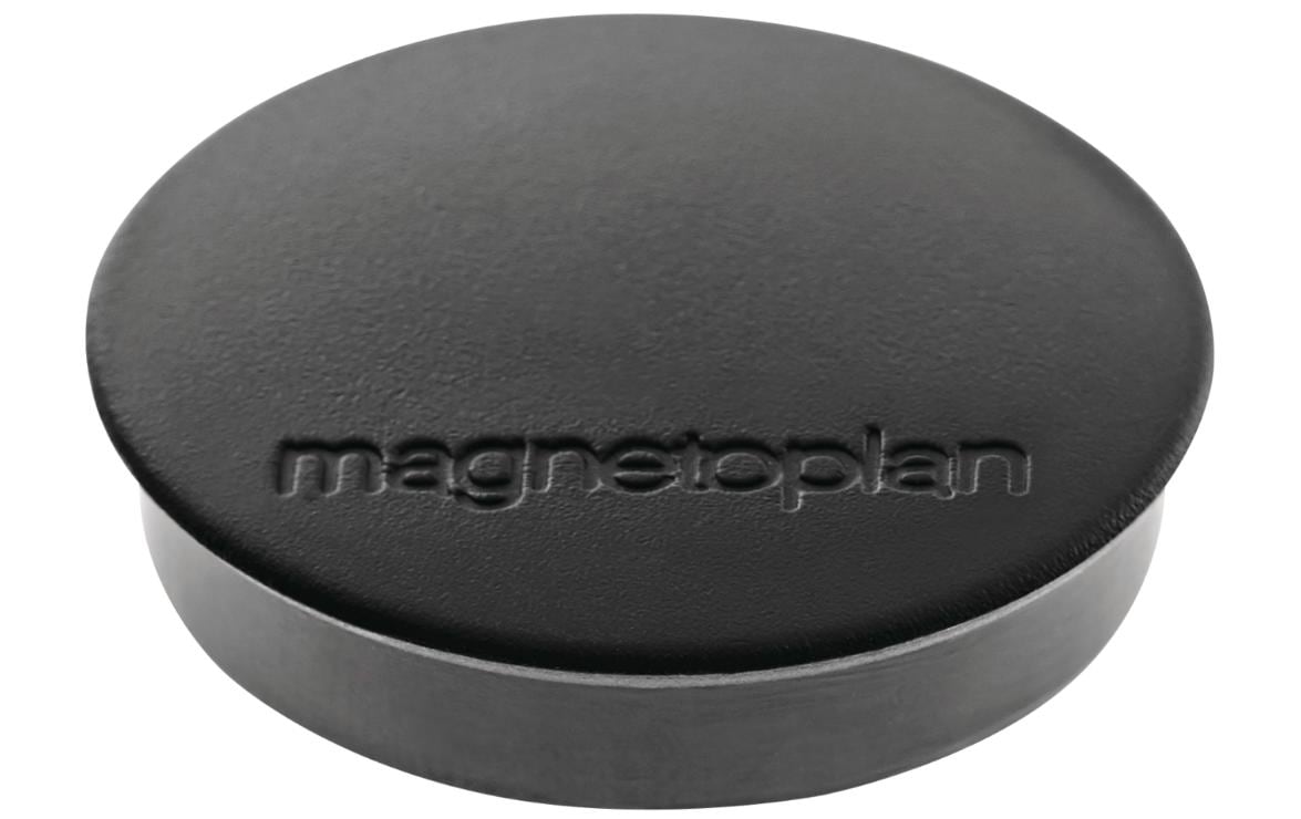 Magnetoplan Magnet Discofix 10 Stück schwarz, 30 mm für 0.7 kg