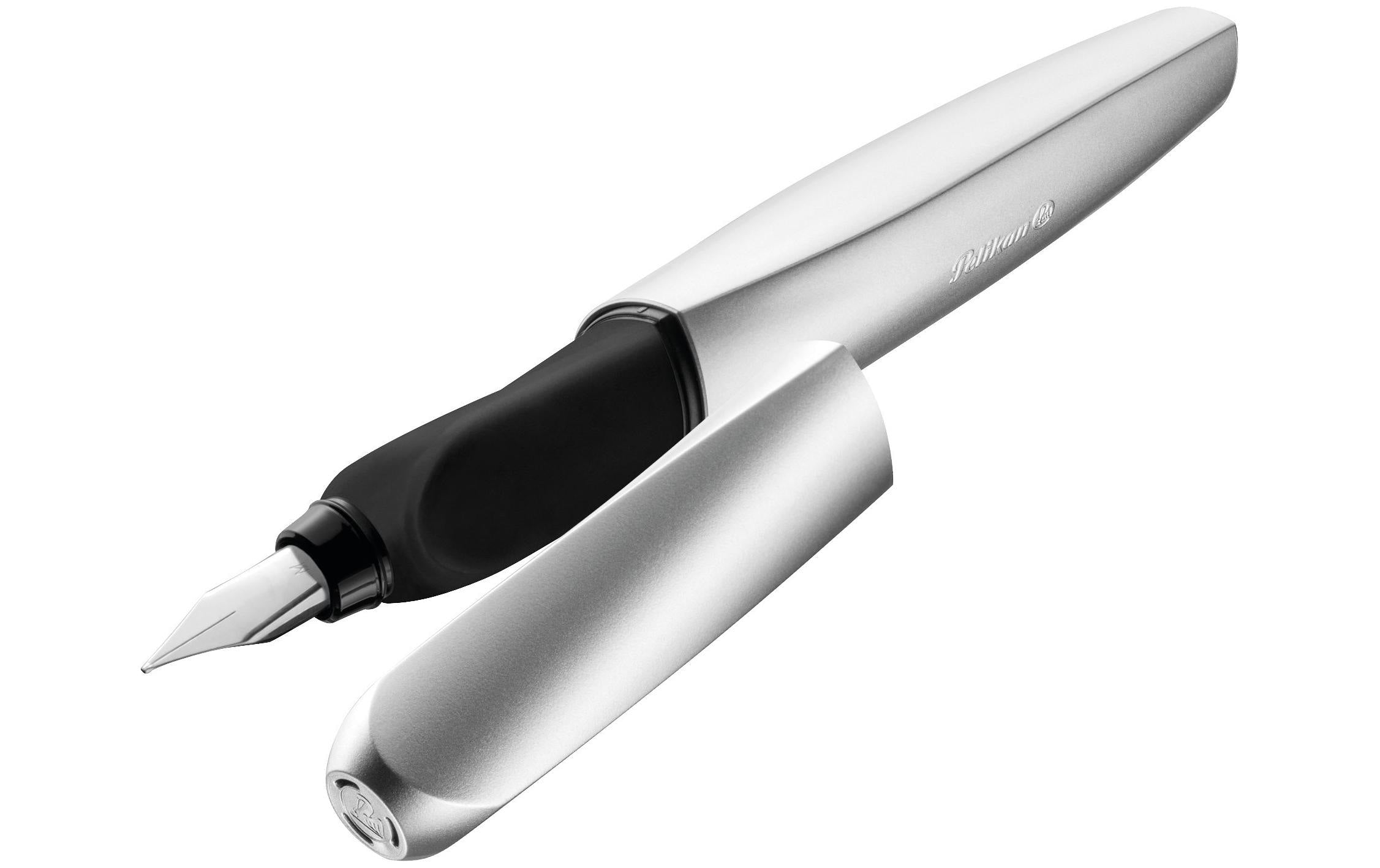 Pelikan Twist Füllhalter P457 silber FS