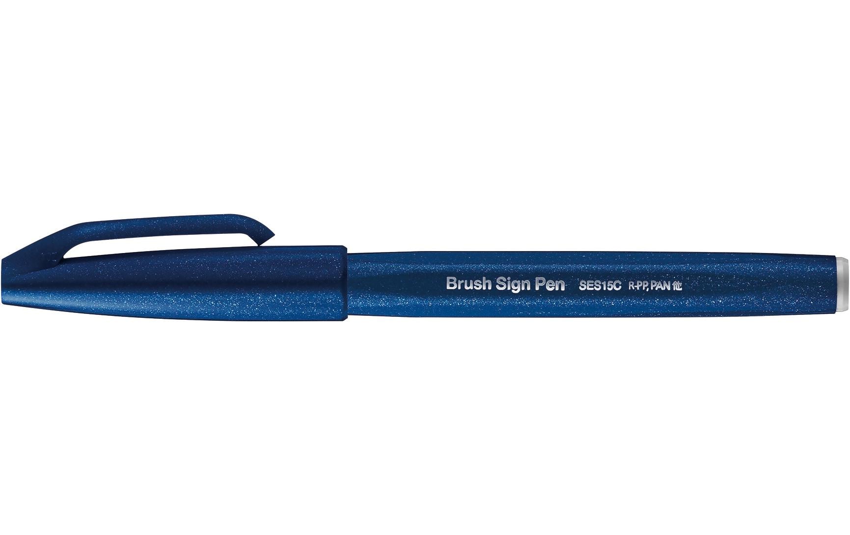 Pentel Brush Sign Pen stahlblau, 1 Stk.