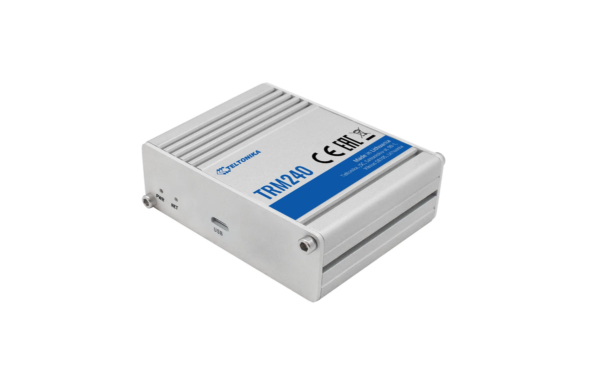 Teltonika LTE Industriemodem TRM240 Cat.1 LTE, 1xLAN,9-30Volt,Aluminium Gehäuse