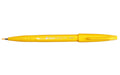 Pentel Brush Sign Pen, Faserschreiber gelb