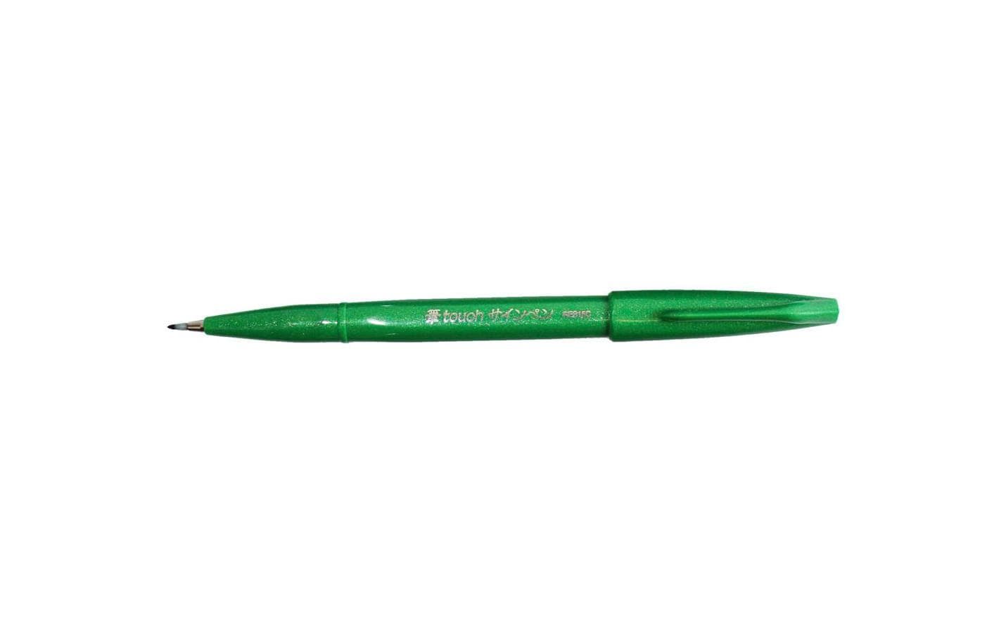 Pentel Brush Sign Pen, Faserschreiber grün