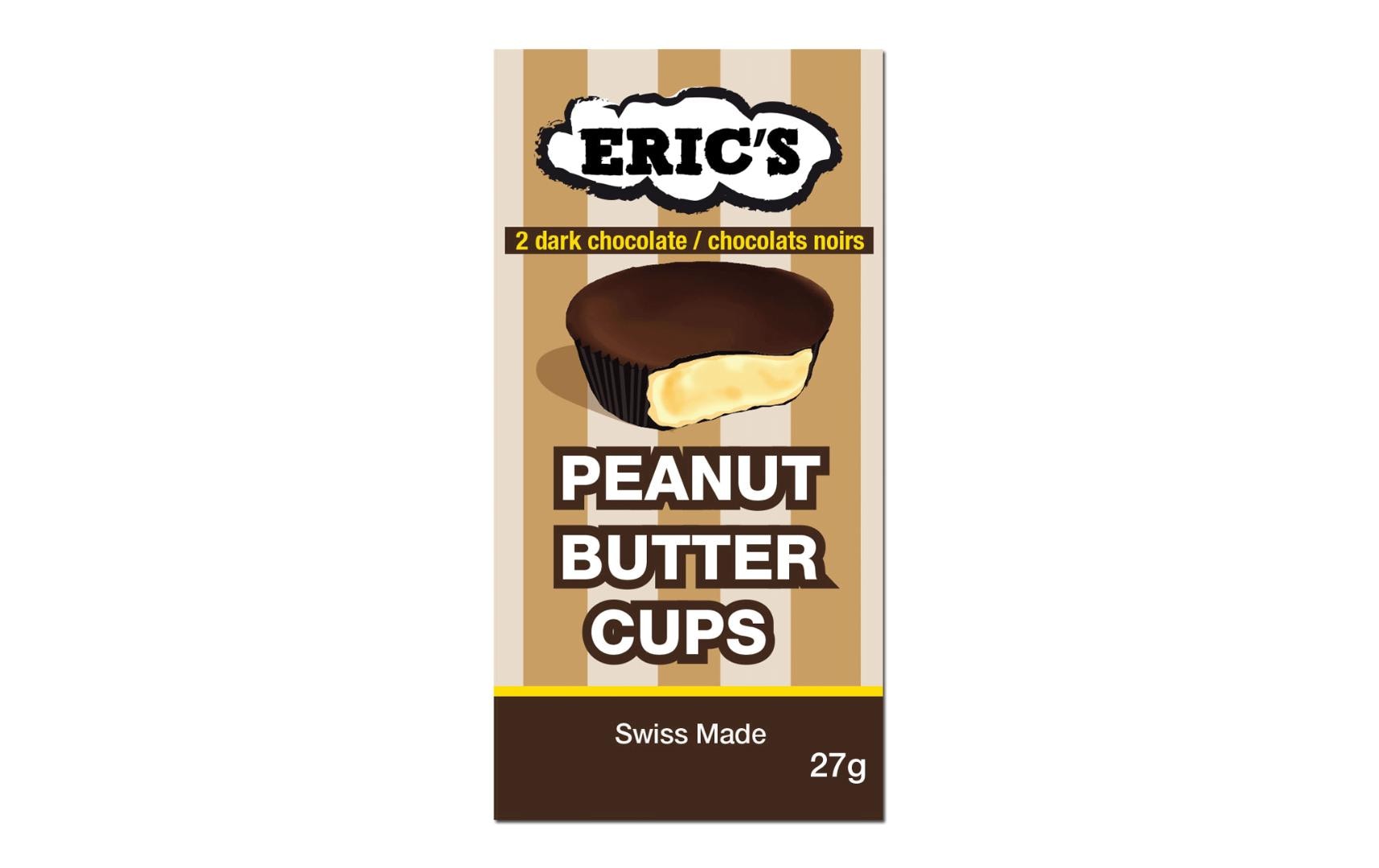 Dark chocolate peanut butter cups 27g
