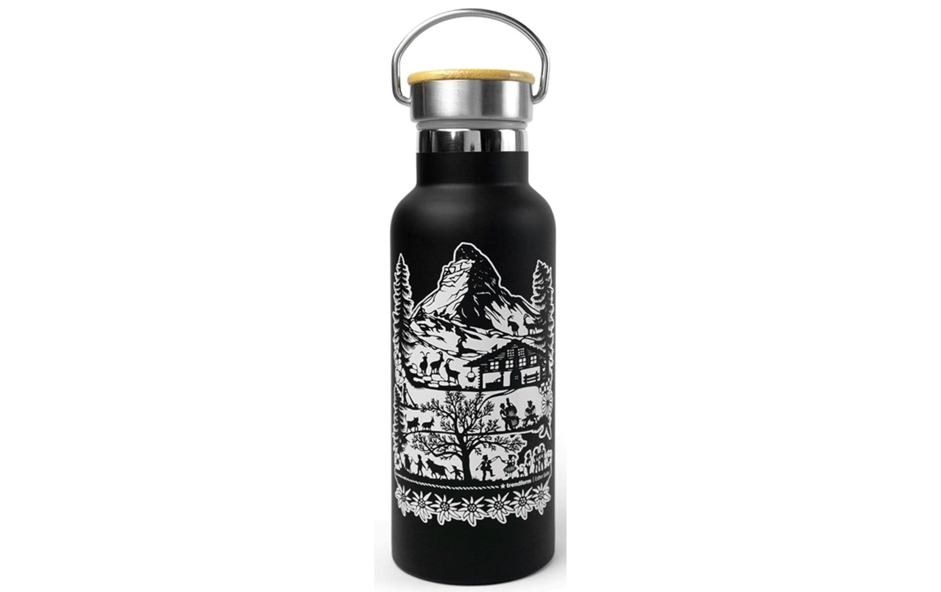 Trendform Trinkflasche Swiss Tradition 0.5 schwarz