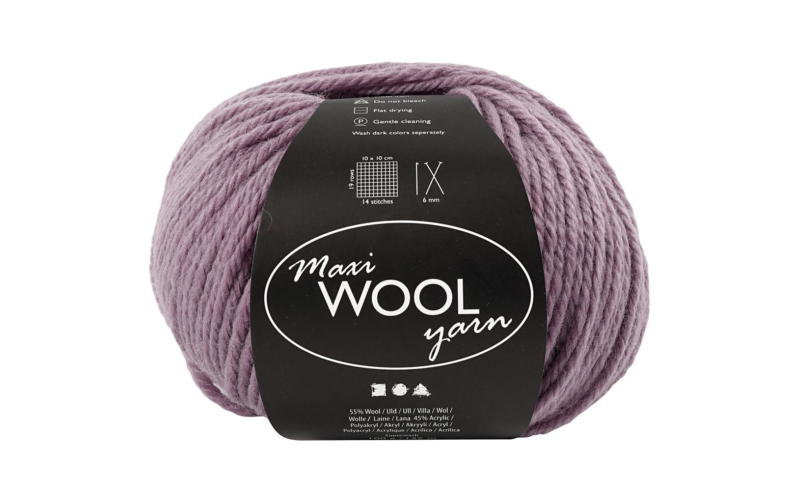 Creativ Company Wollgarn Lavendel 100 g, 125 m