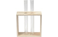 Creativ Company Holzrahmen mit Reagenzglas 10.5 x 10/15 x 4 cm