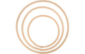 Creativ Company Holzringe Bambus 15.3 + 20.3 + 25.5 cm