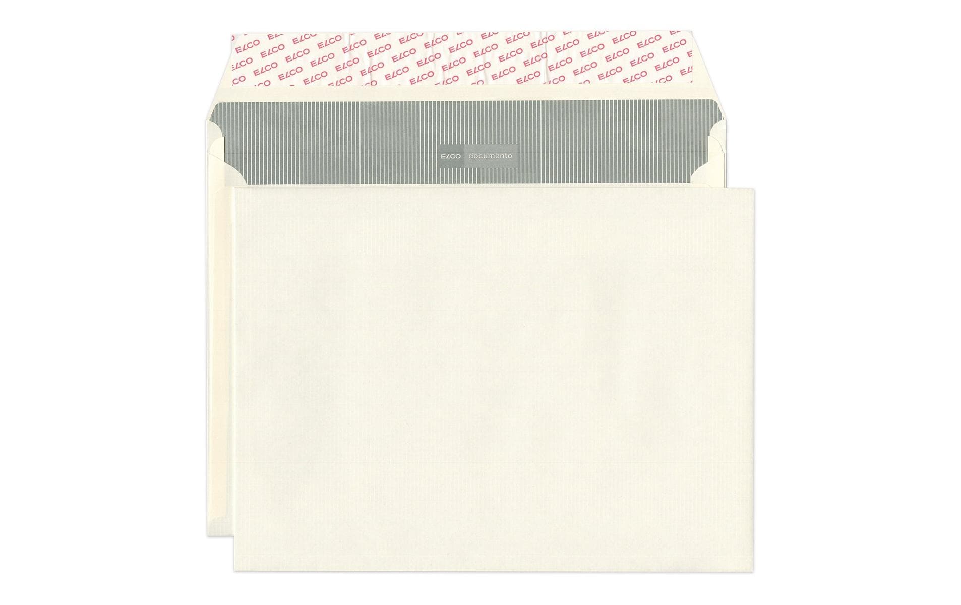 Elco documento Couvert C4 mit Seitenfalz Schachtel à 200 Stk., ohne Fenster Beige