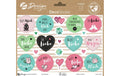 Z-Design Sticker A5 DEKO Liebe+Glück 2Bg 14.8 x 21