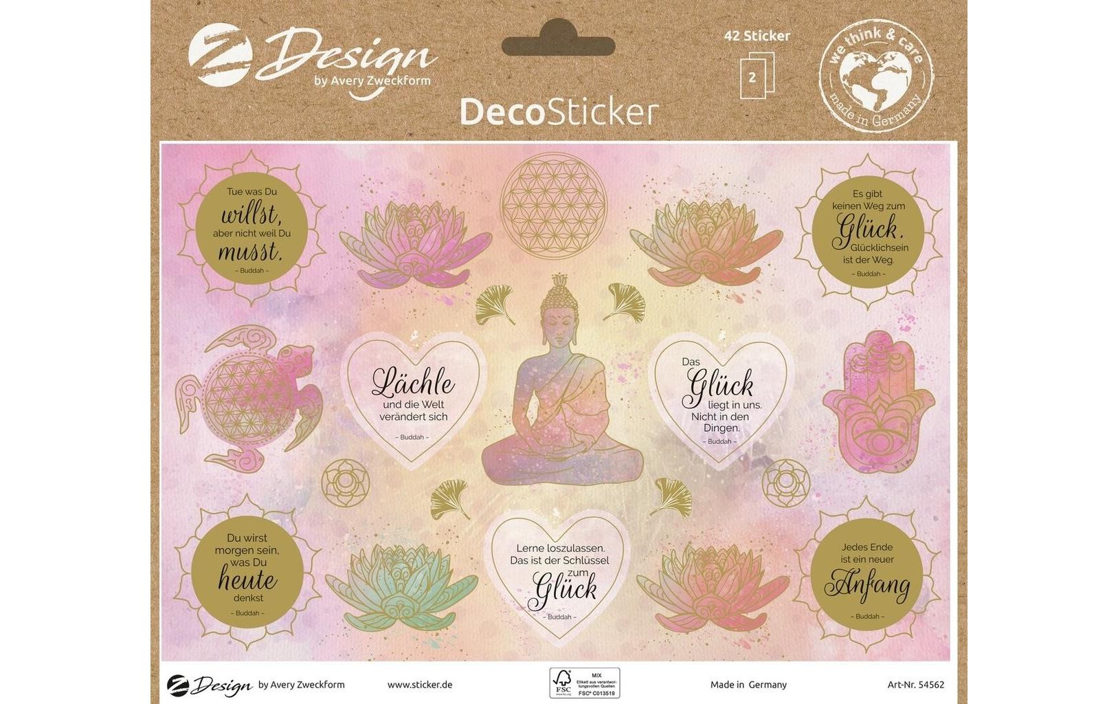 Z-Design Sticker A5 DEKO Weisheiten 2Bg 14.8 x 21